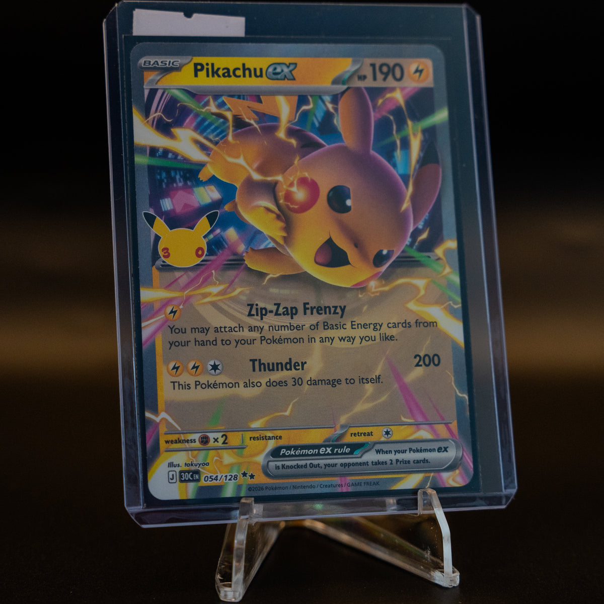 Pikachu EX 054/128