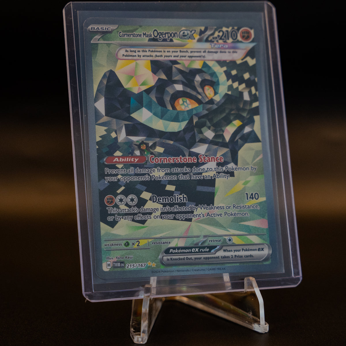Cornerstone Mask Ogerpon EX 215/167