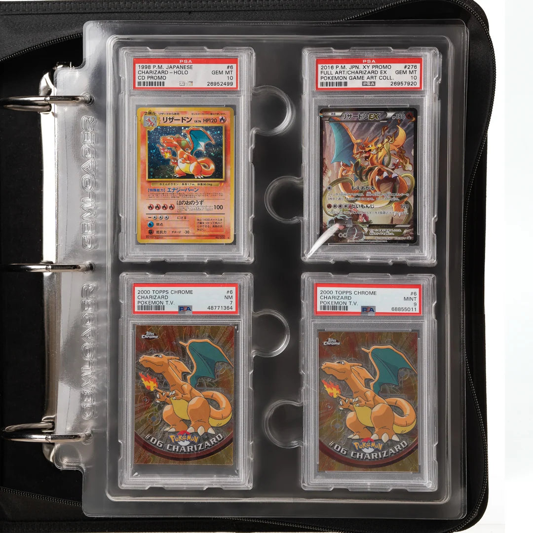 Premium Graded Card Binder for PSA, BGS & other slabs of equal dimensions [28 slots 2X2]