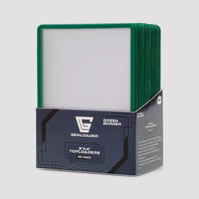 COLOUR OR CLEAR BORDER 3''X4'' Toploaders Ultra-Clear and Seamless 35PT (25Pack)