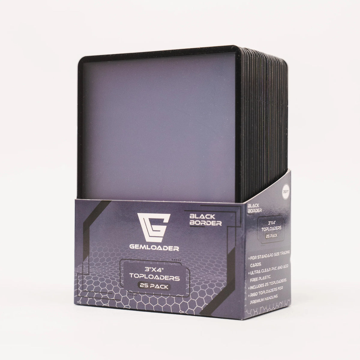COLOUR OR CLEAR BORDER 3''X4'' Toploaders Ultra-Clear and Seamless 35PT (25Pack)